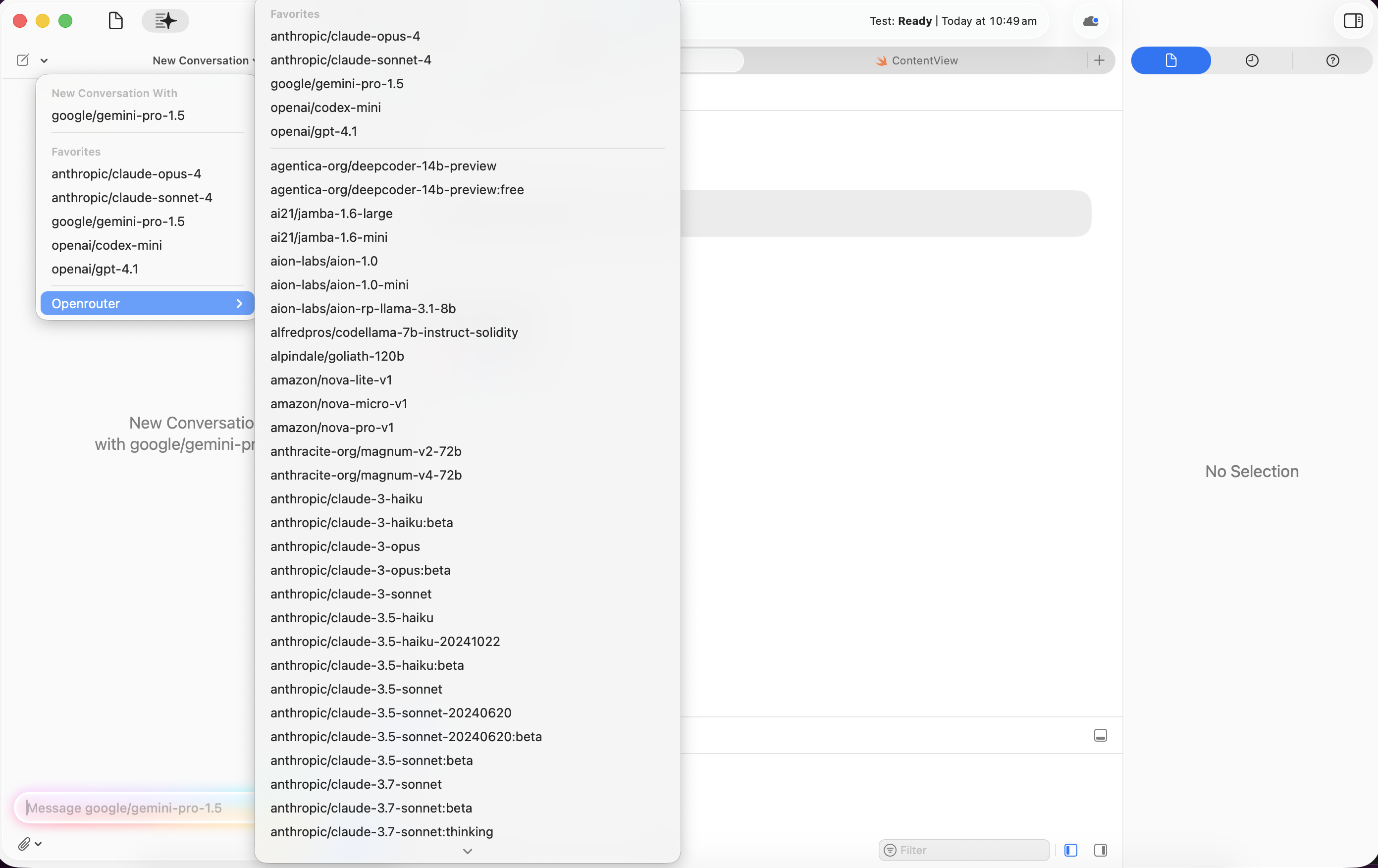 Xcode Integration - OpenRouter Apple Intelligence Support