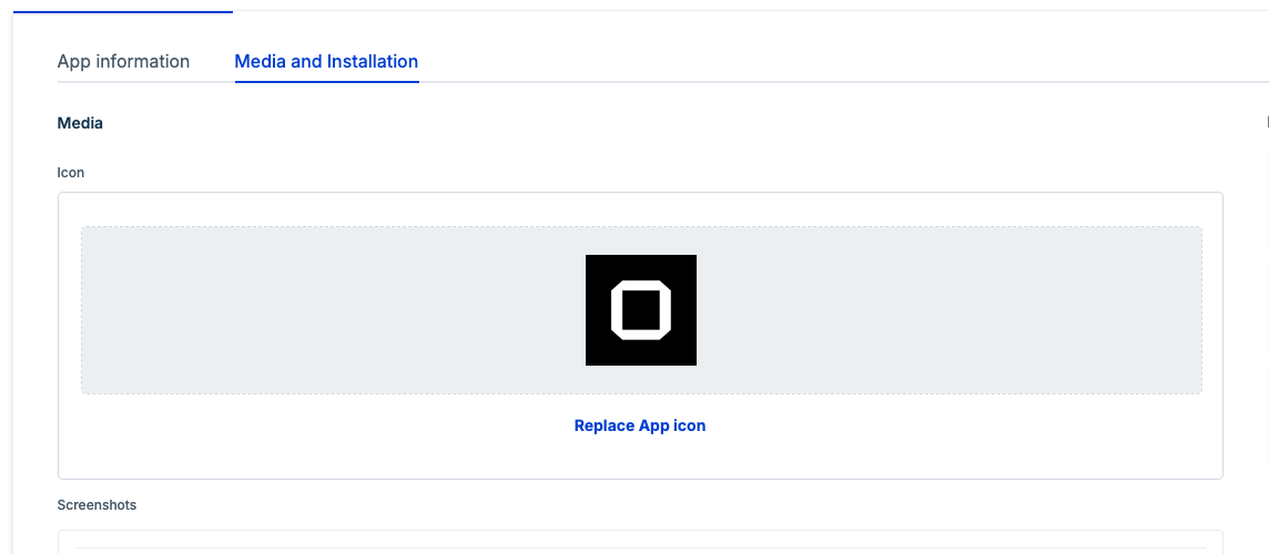 Media and Installation tab with the Opereit logo as the app icon