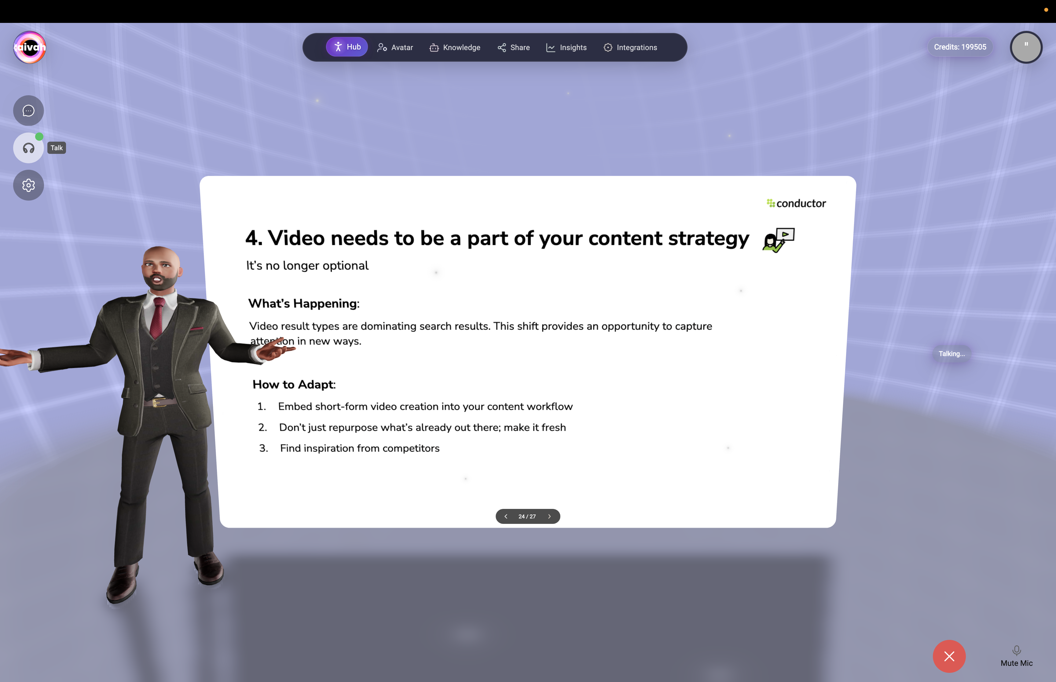 Voice Status Indicators