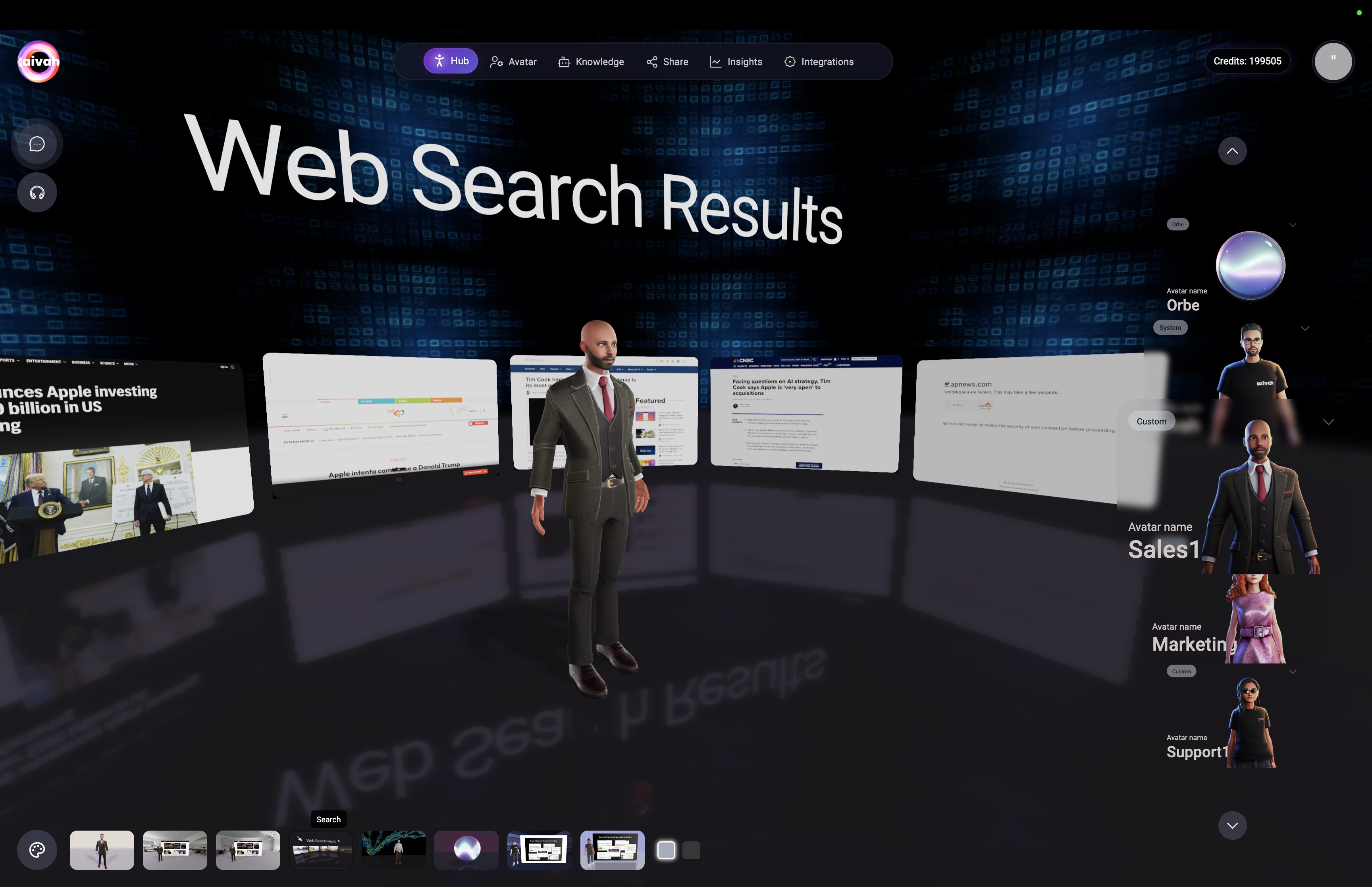 WebSearch Scene