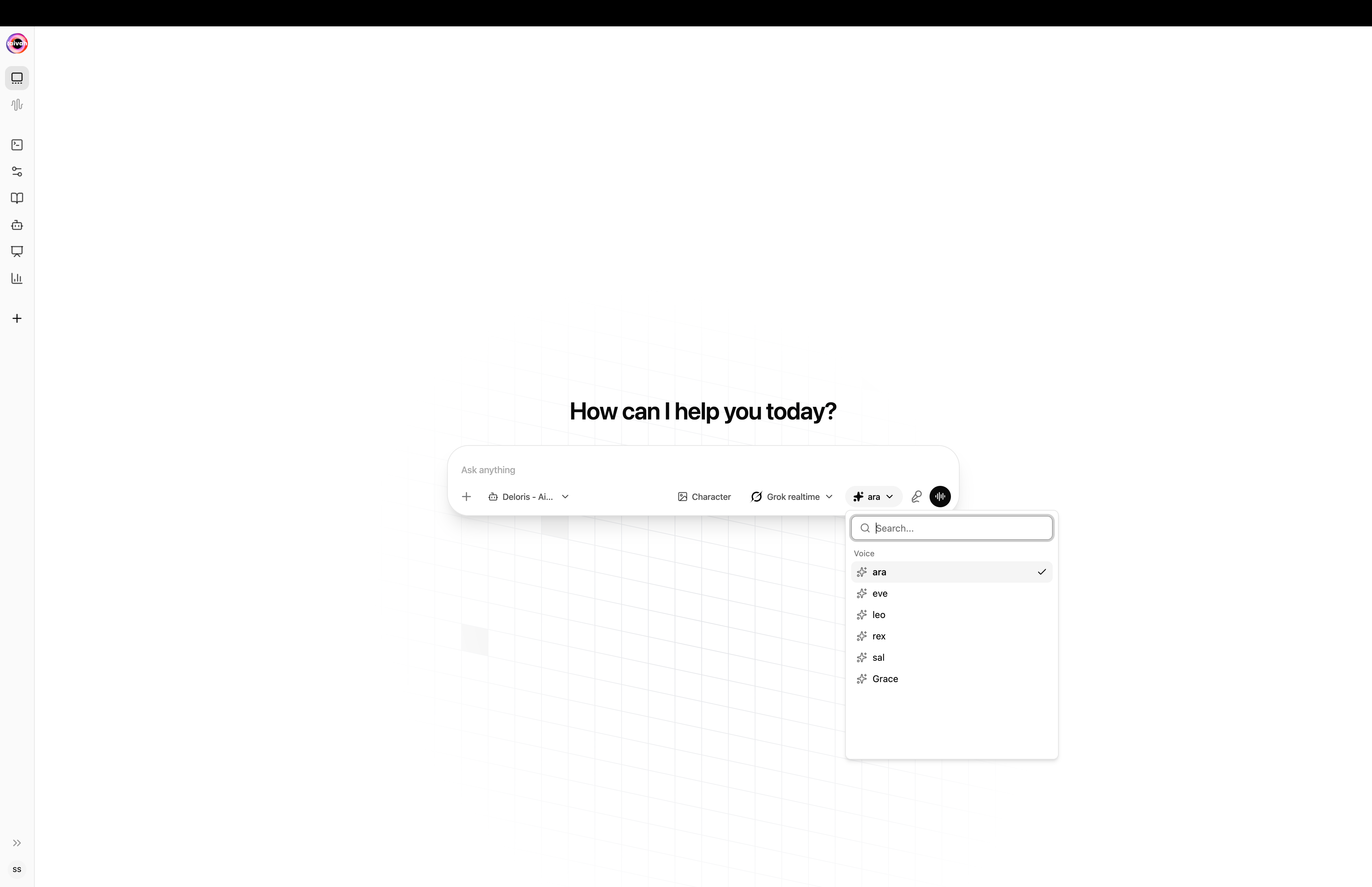 Voice picker in composer