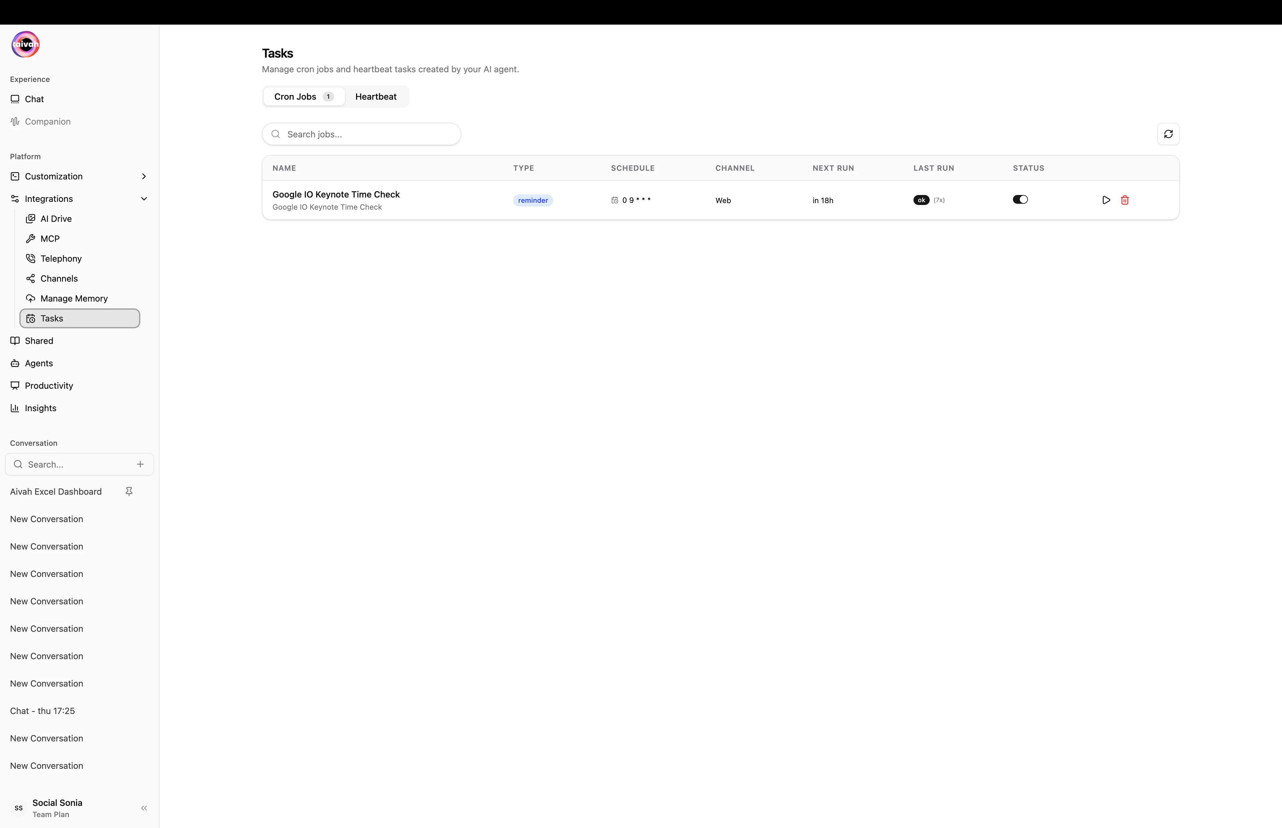 Cron jobs