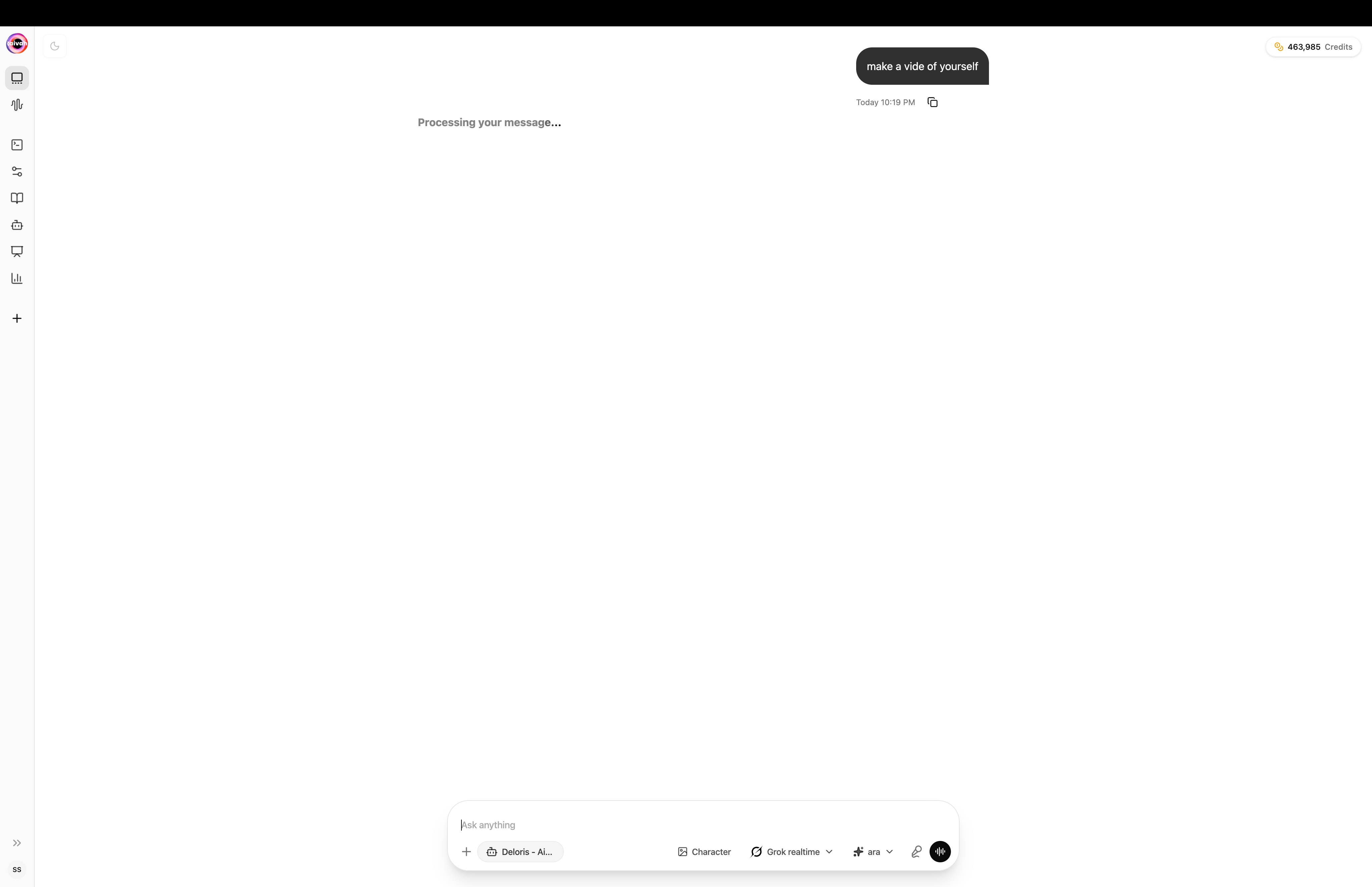 Video generation processing