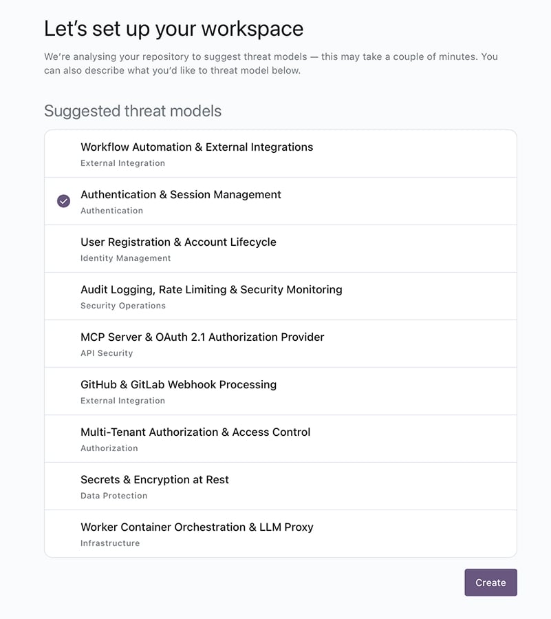 Choose threat models for your repository