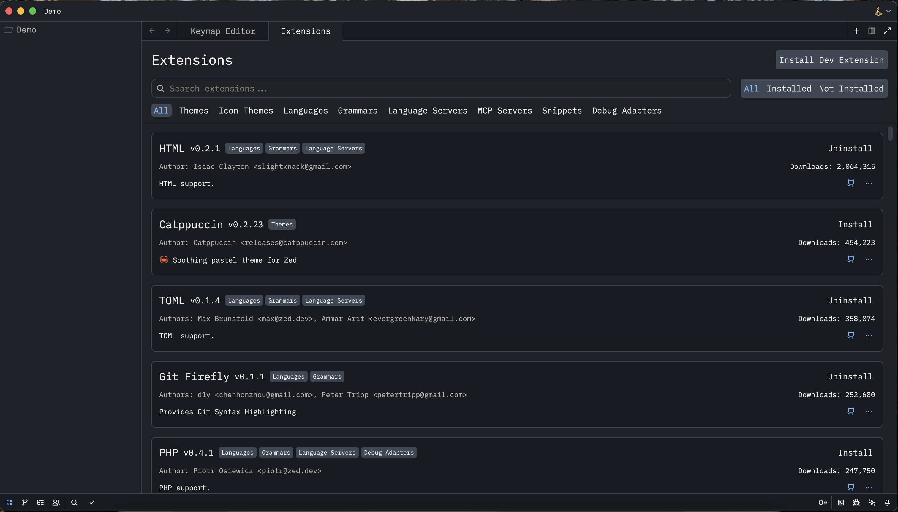 Extensions Marketplace