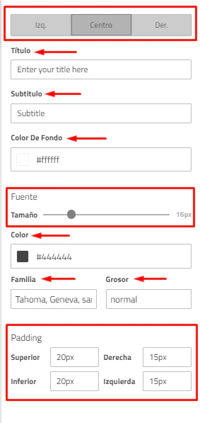 Editor de plantillas drag and drop