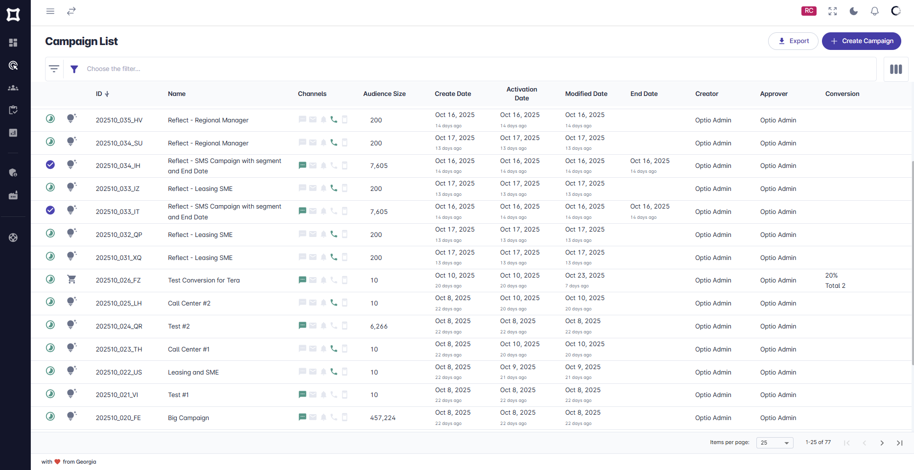 Data Table Example