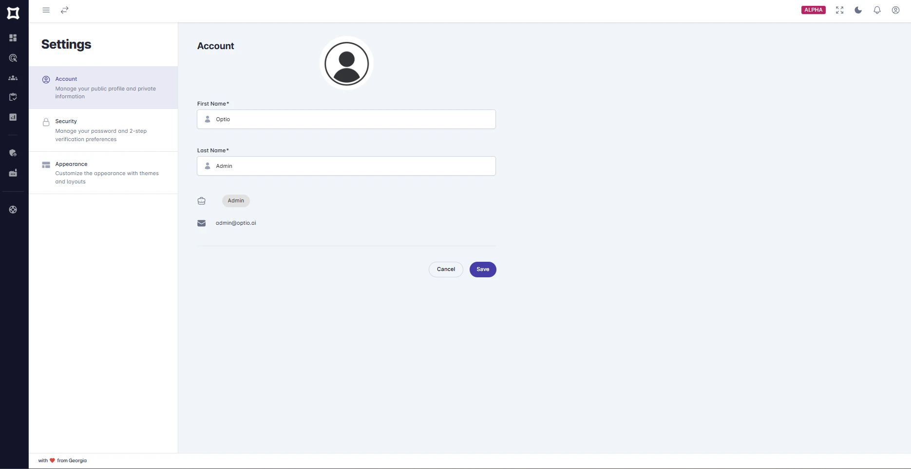 Account management