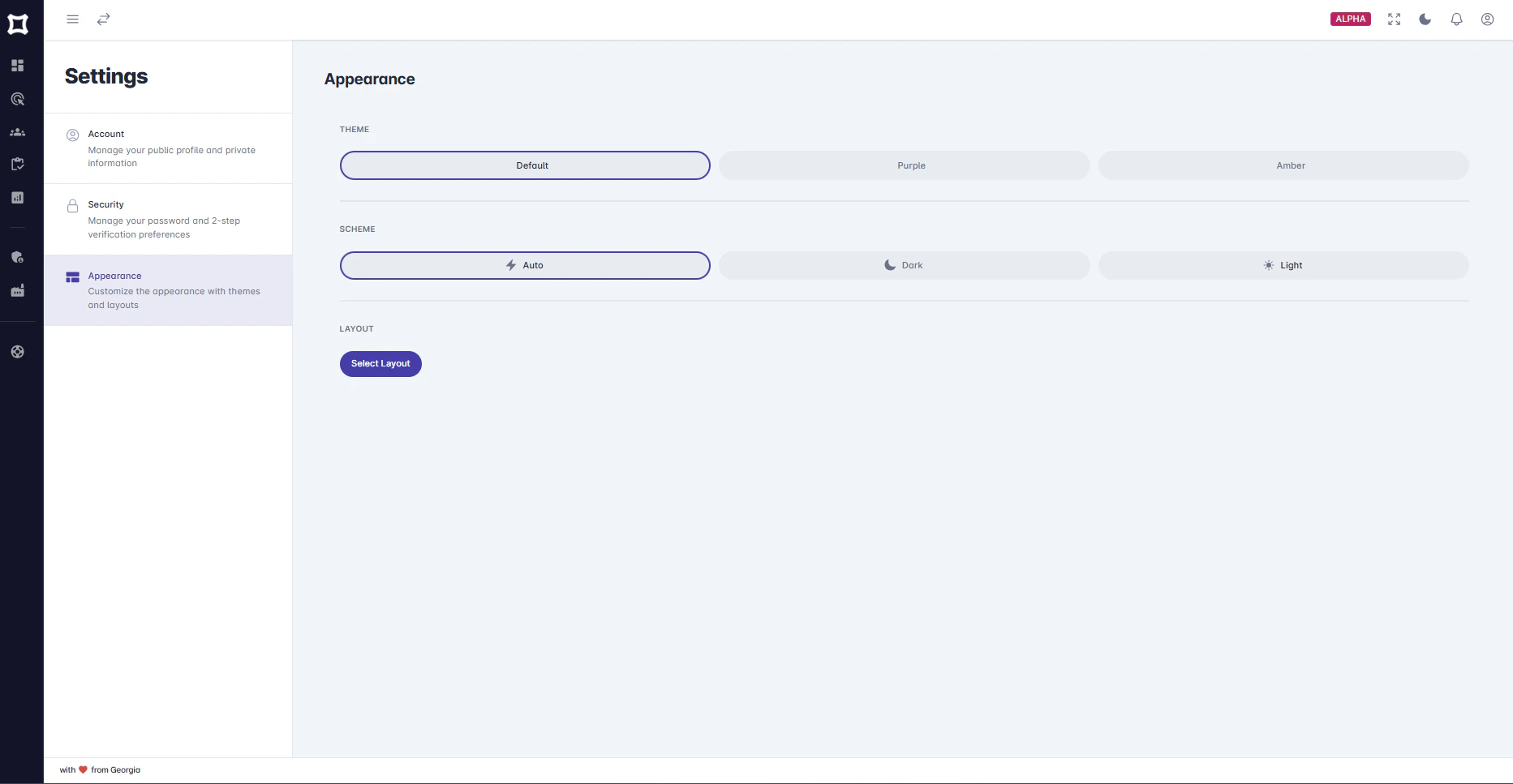 Settings Management