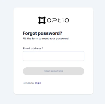 Request Password Reset