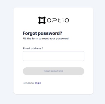 Request Password Reset