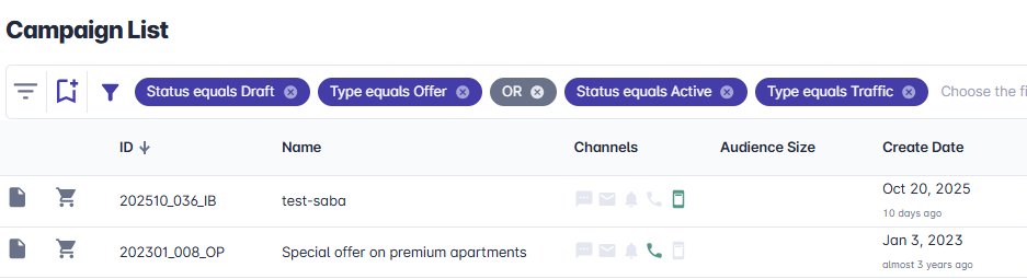 Filter Using OR Operator