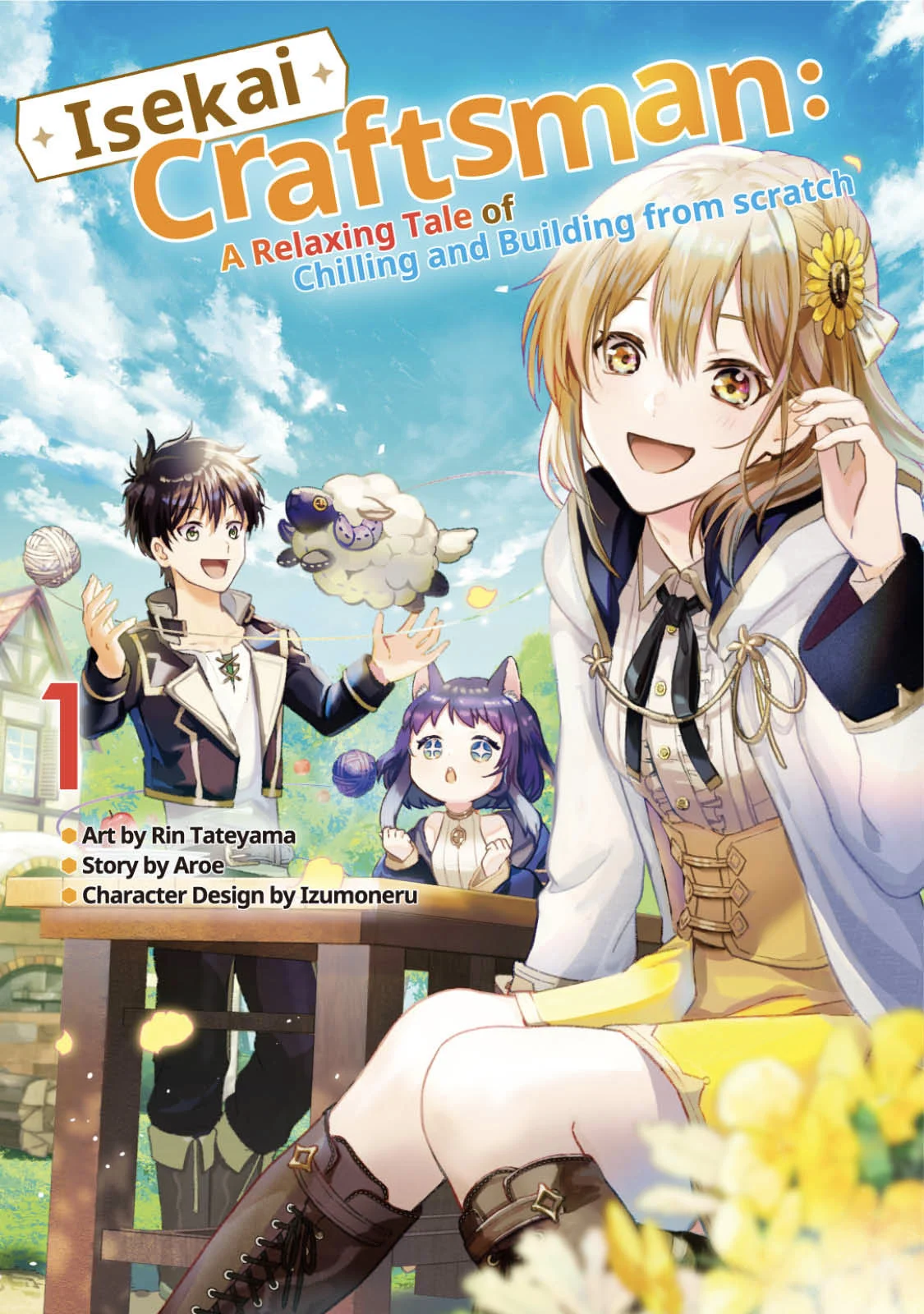Isekai Craftsman: A Relaxing Tale of Chilling and Building from scratch – book cover