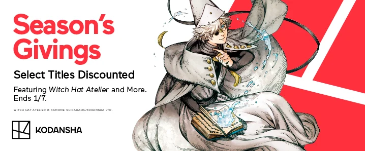 Kodansha Season's Givings Sale banner