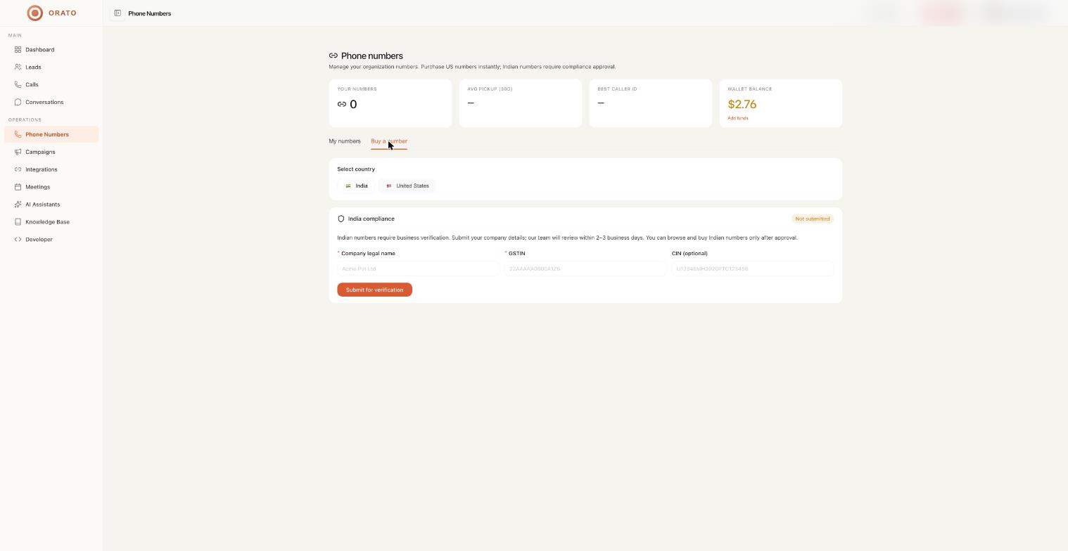 India compliance form