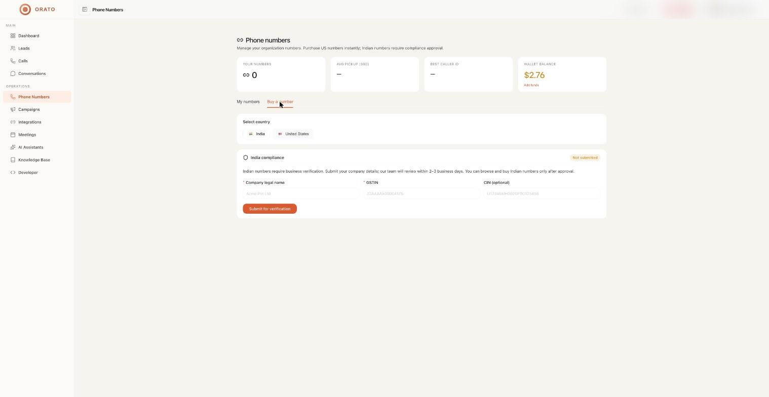 India compliance form