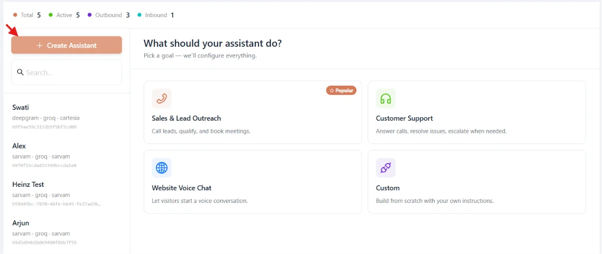Create Assistant