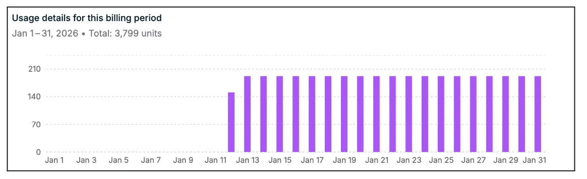 January Invoice