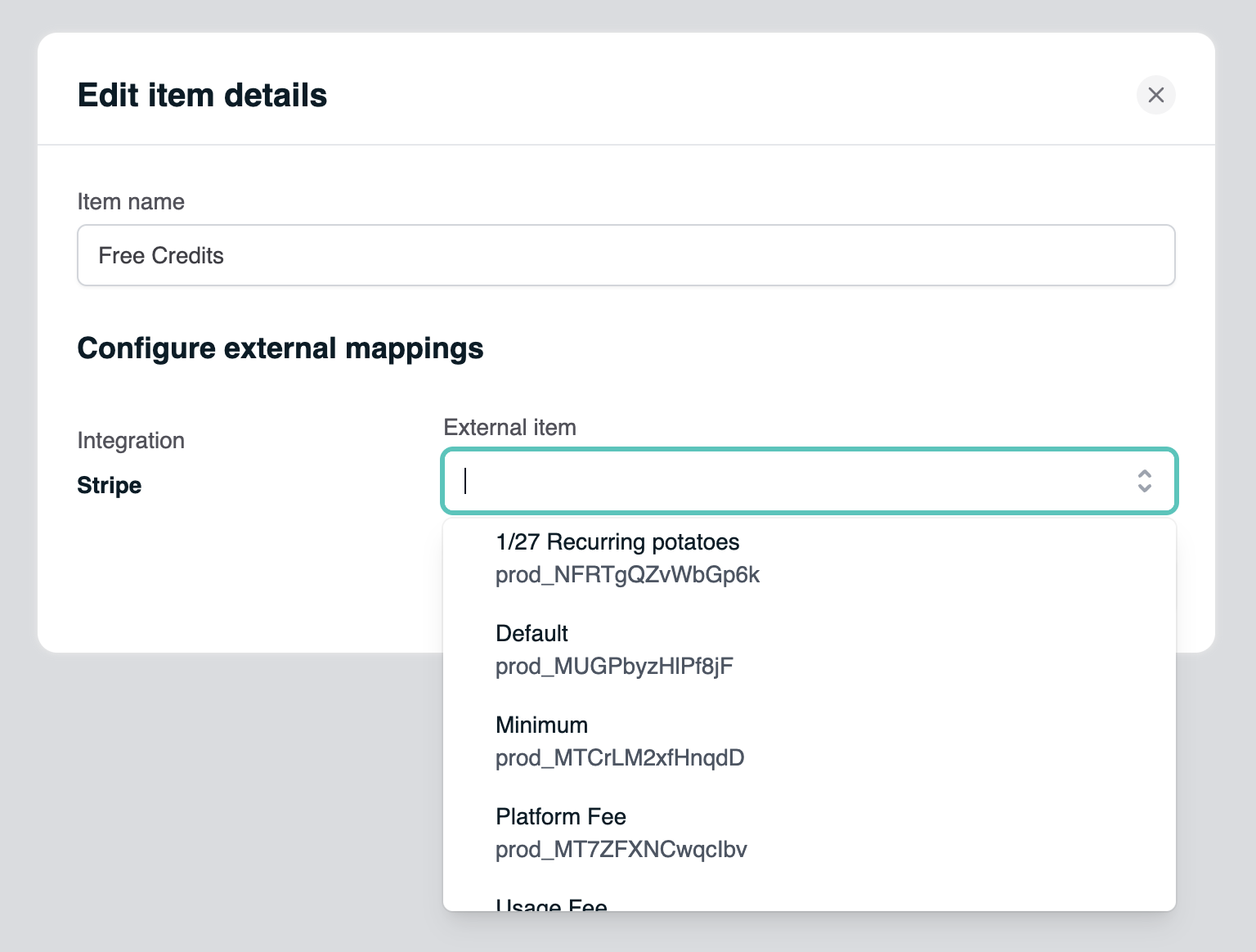stripe-mappings