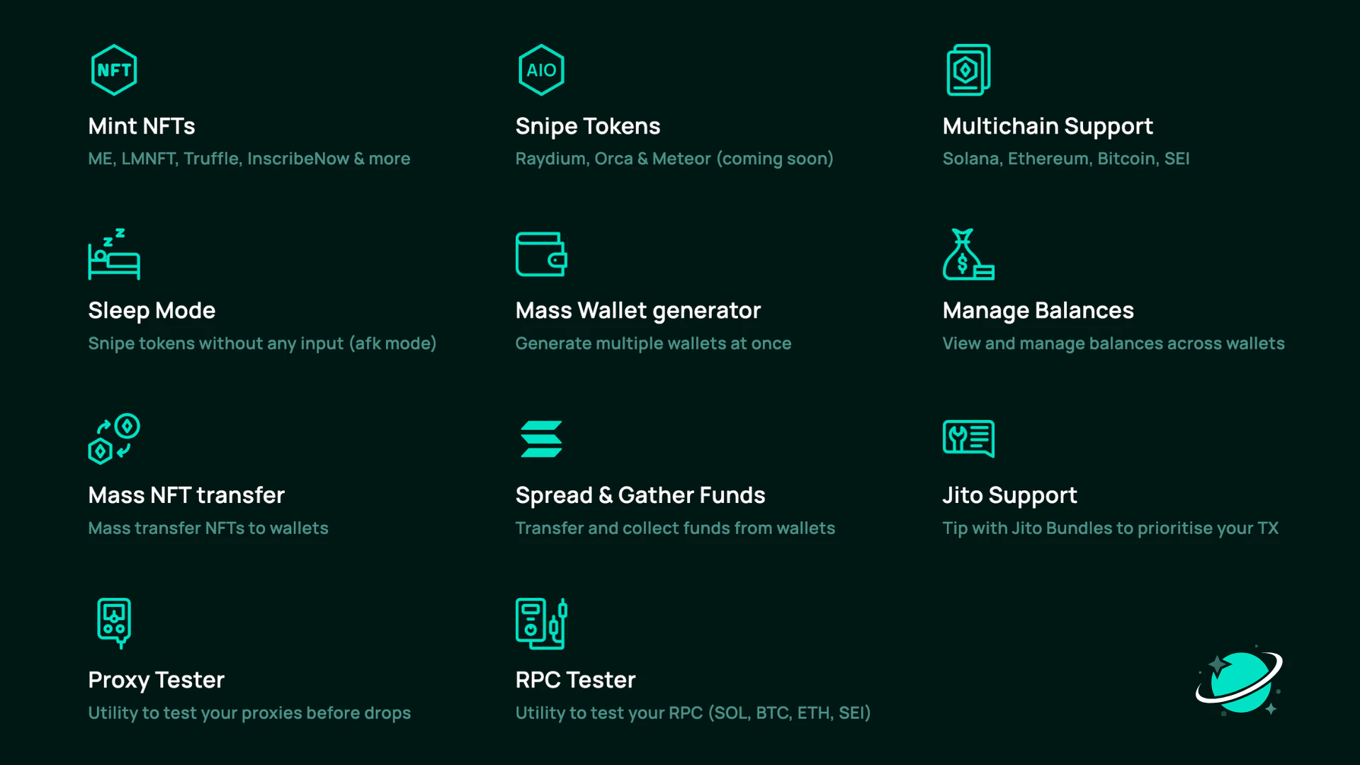 OrbitAIO Features