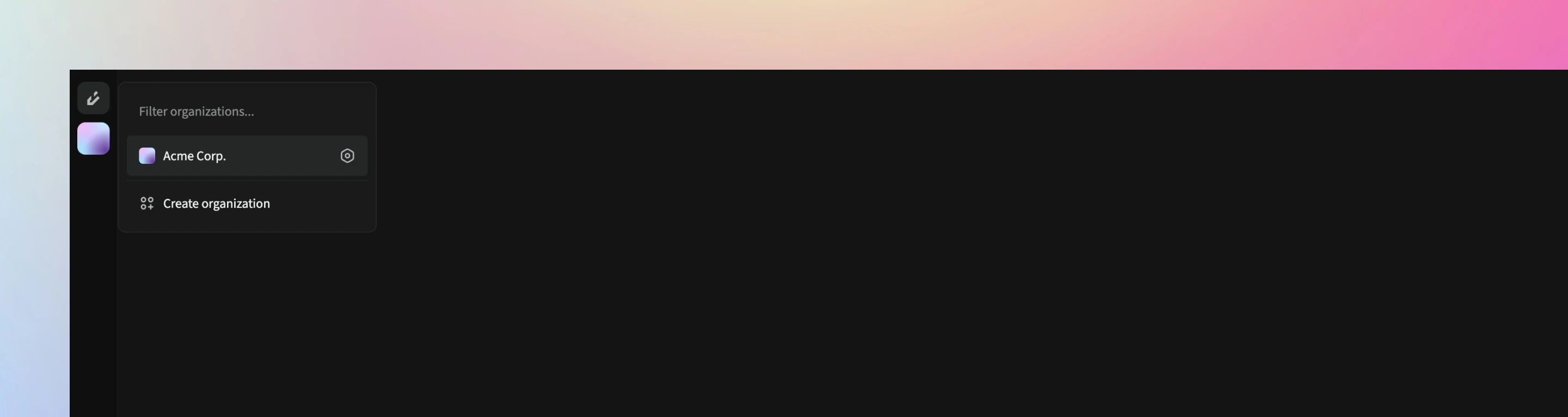 Organization Settings Open Pn