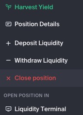 Position Details Sidebar - Orca Documentation