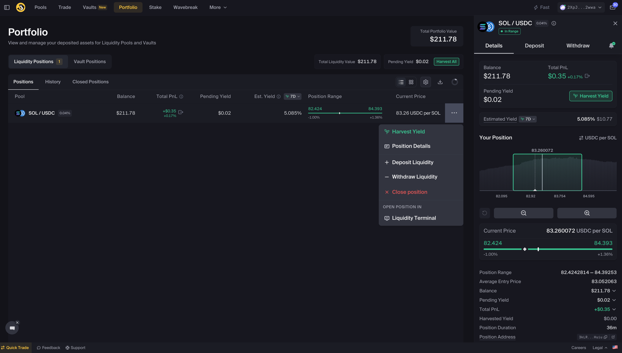 Managing Your Portfolio - Orca Documentation