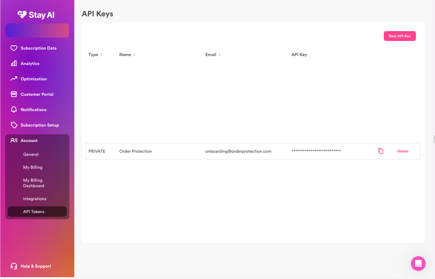 API Token