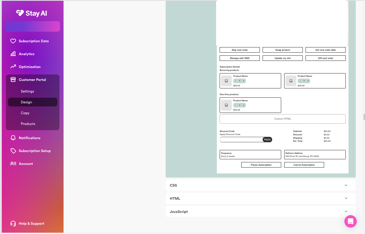 stay ai customer portal