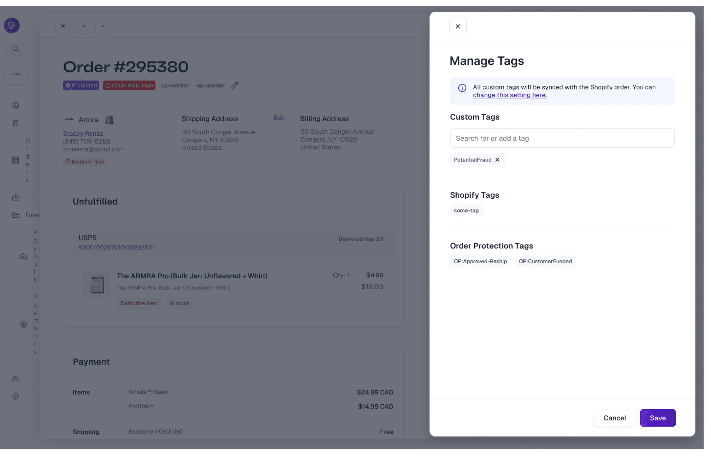 Tagging categories overview