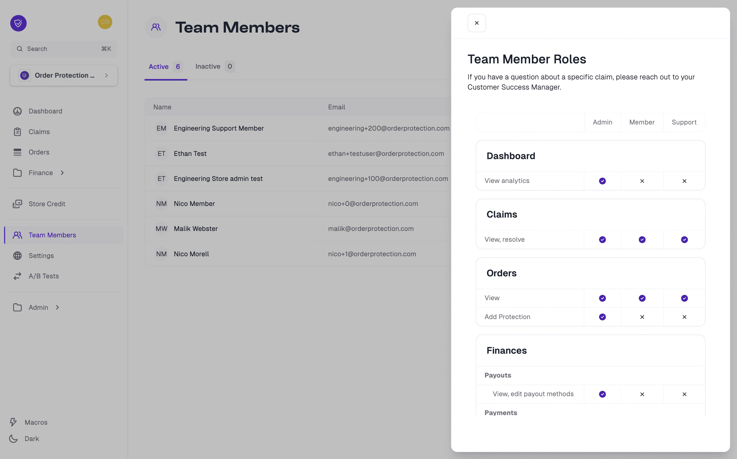 Roles overview