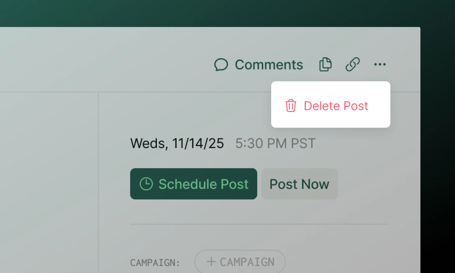 Delete Post
