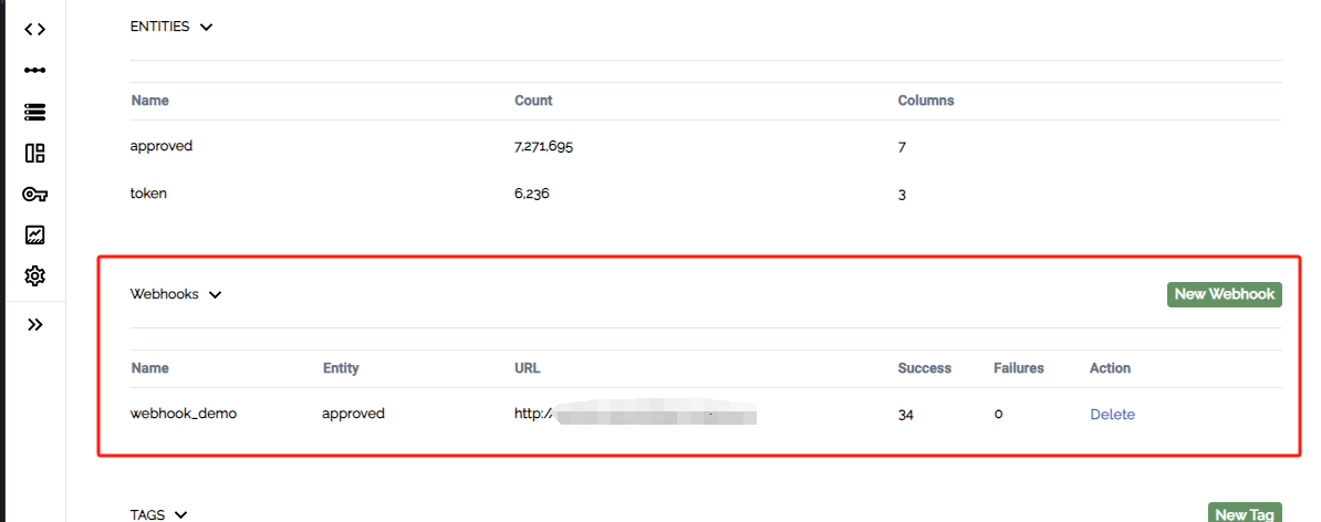 Webhook List