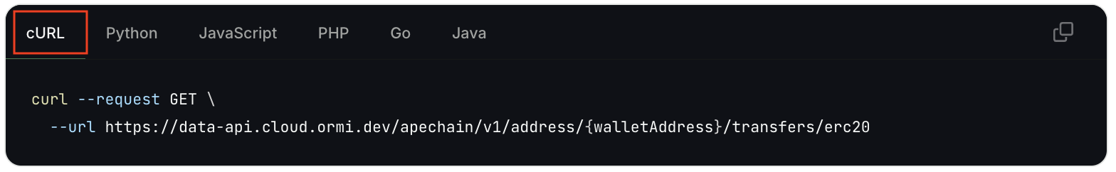 Using Curl