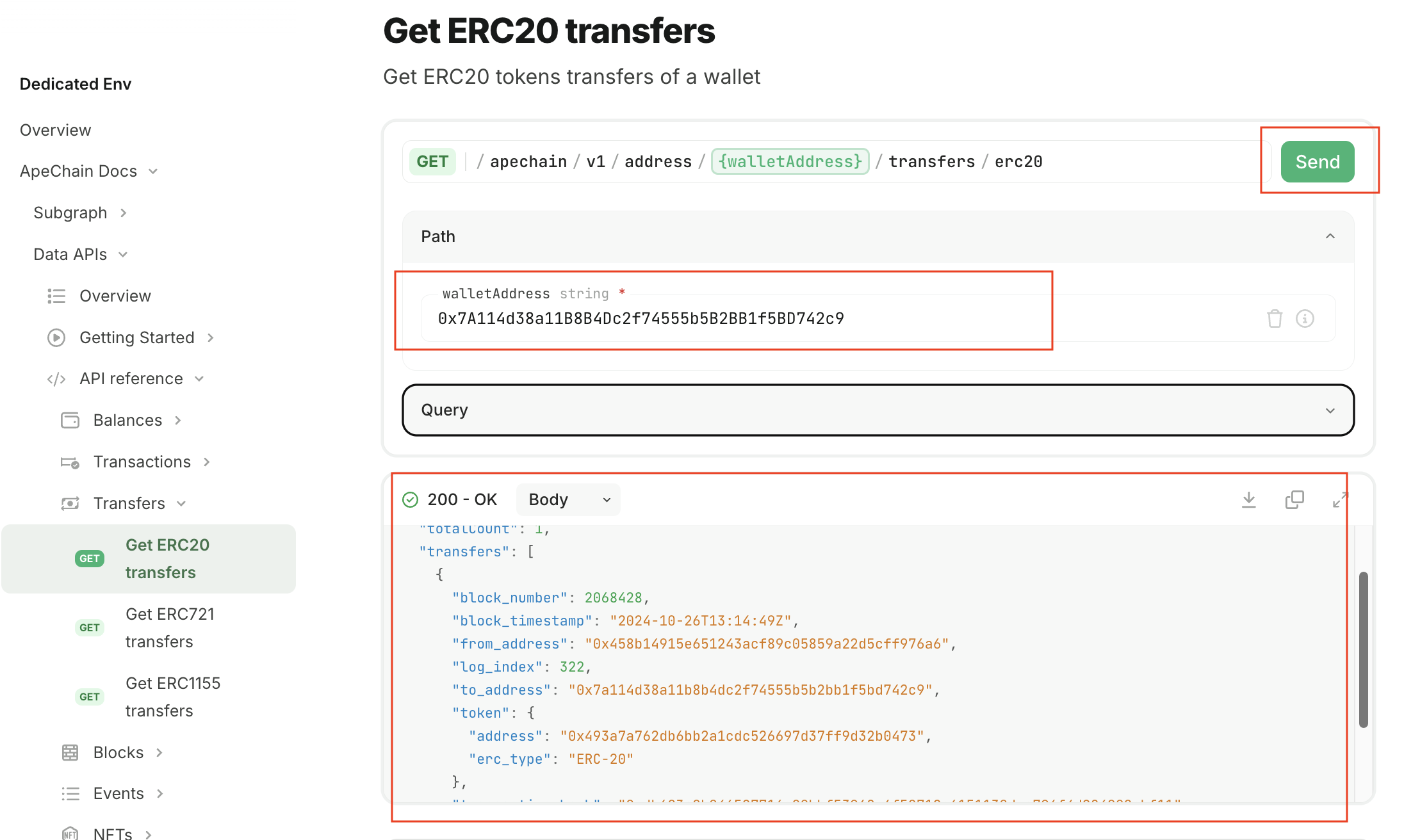 Perform Query