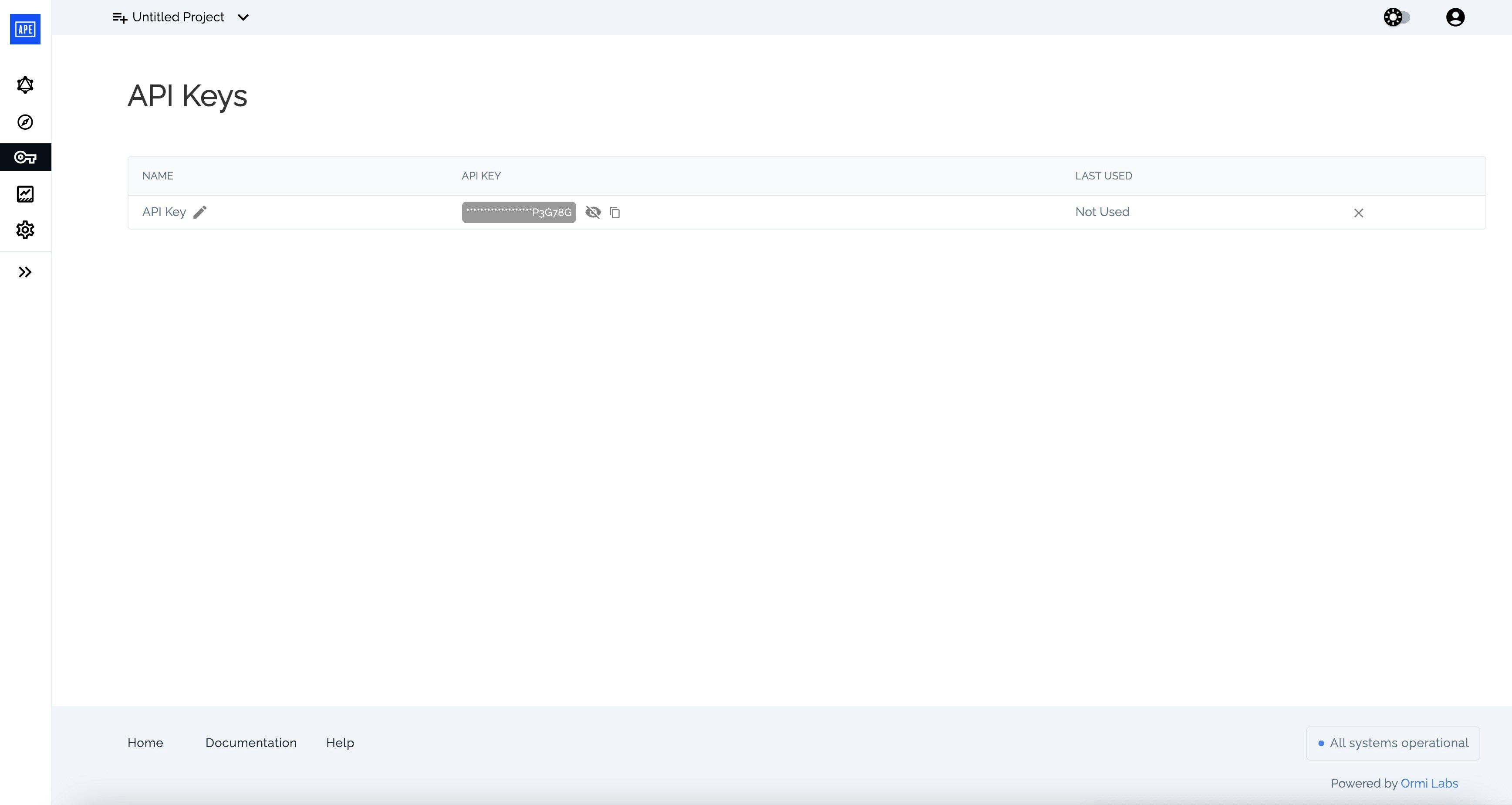 0xGraph API Keys