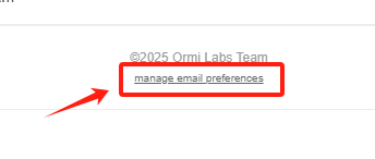 Email Preferences