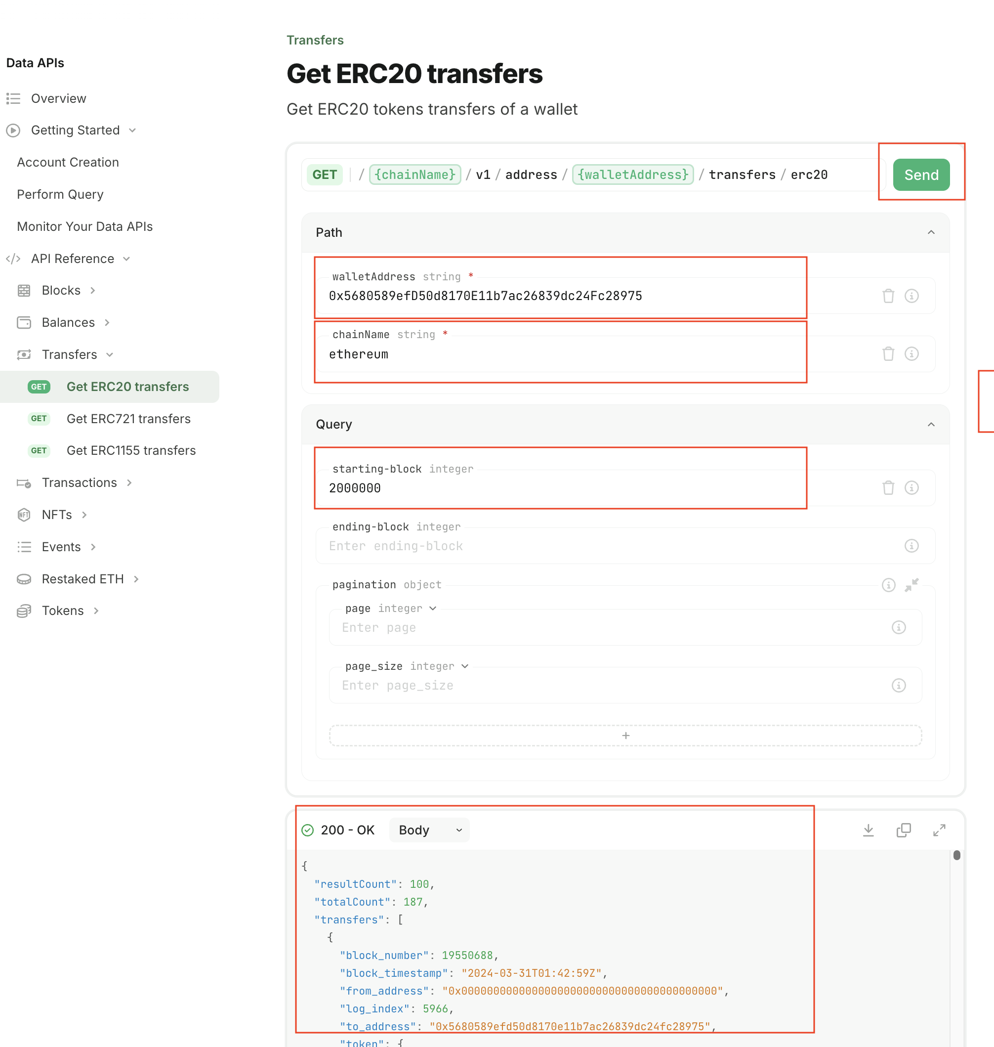 Perform Query