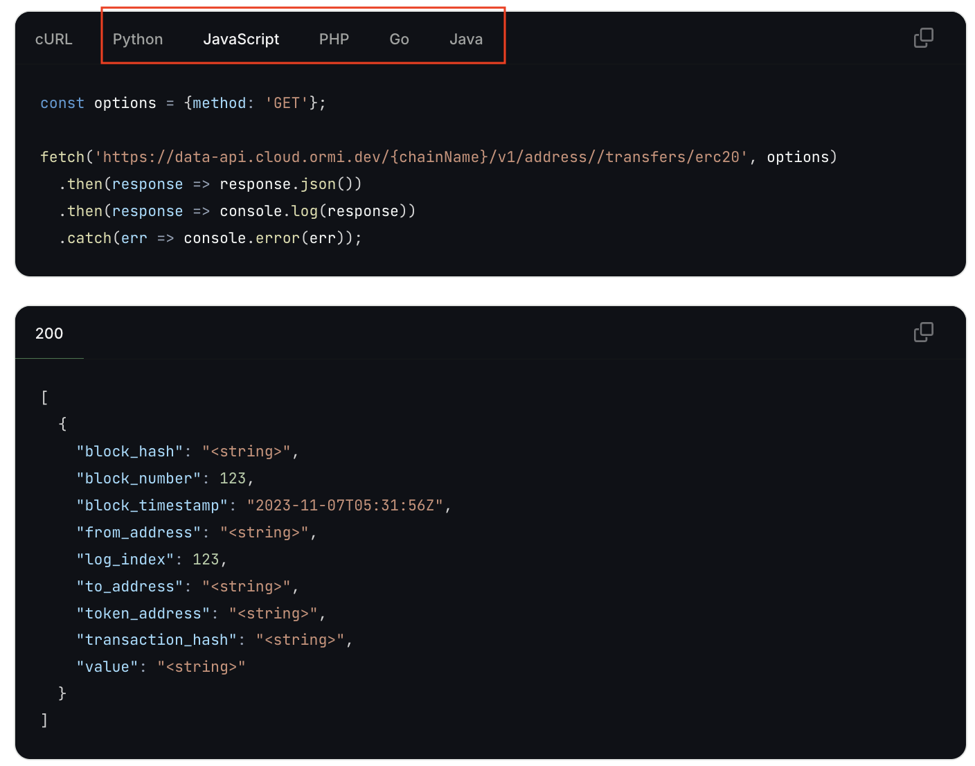 Using Other Programming Languages