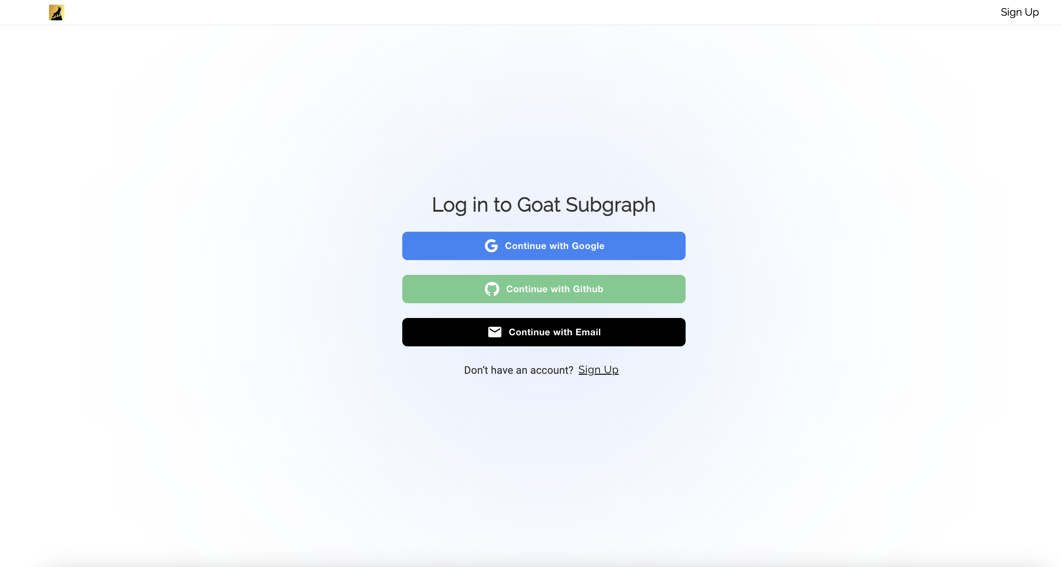 Goat App Registration