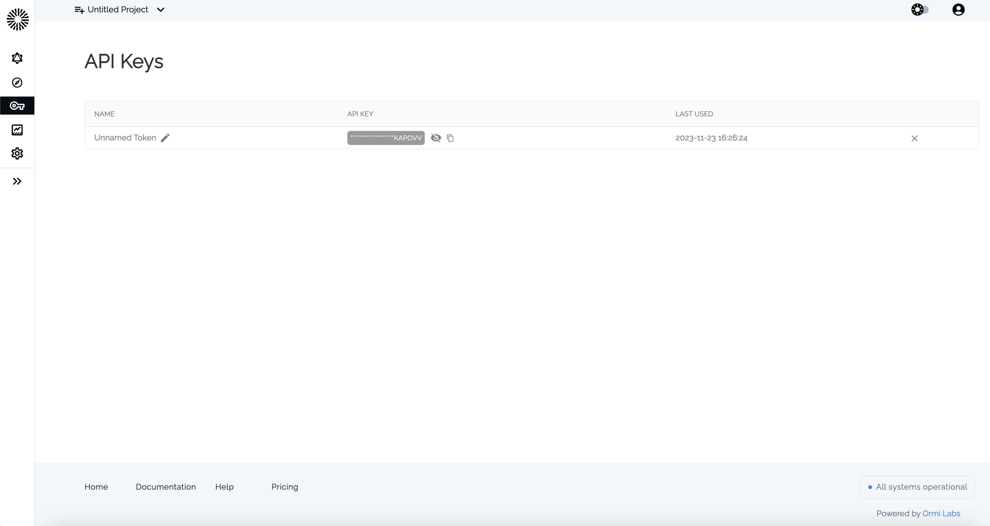 0xGraph API Keys