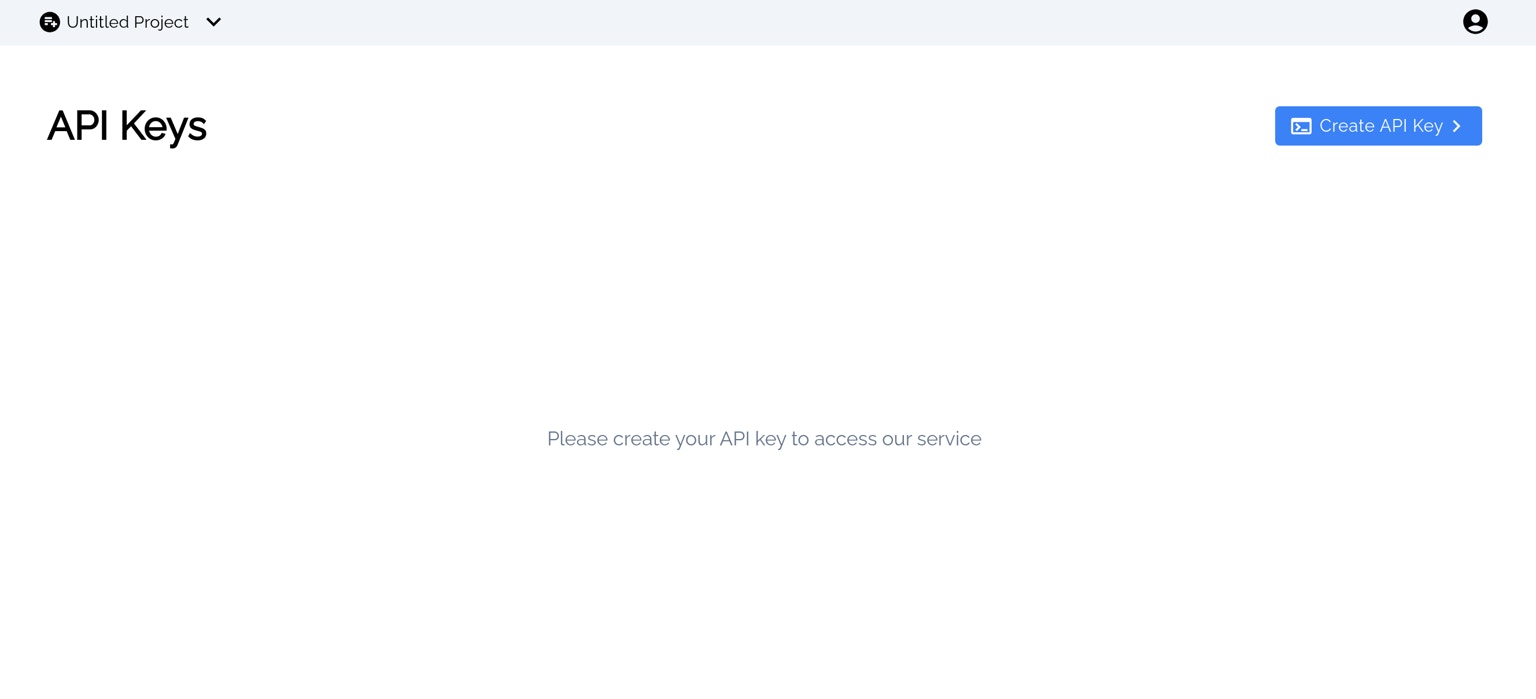 Metis API Keys