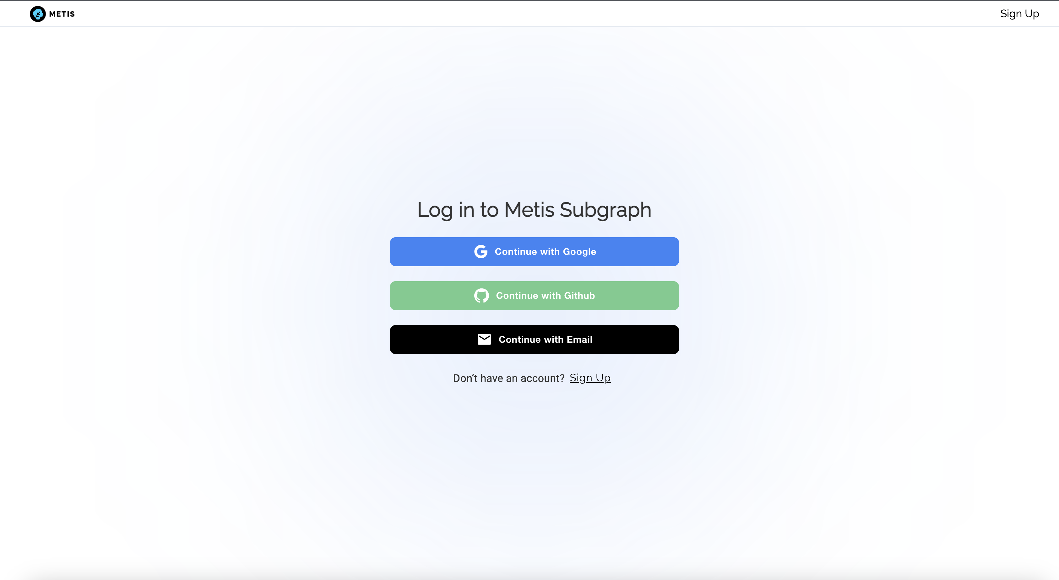 Metis App Registration