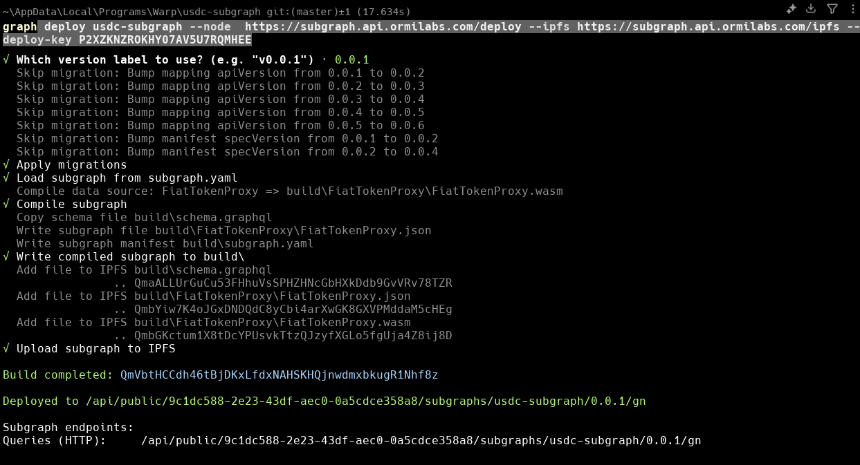 0xGraph graph init