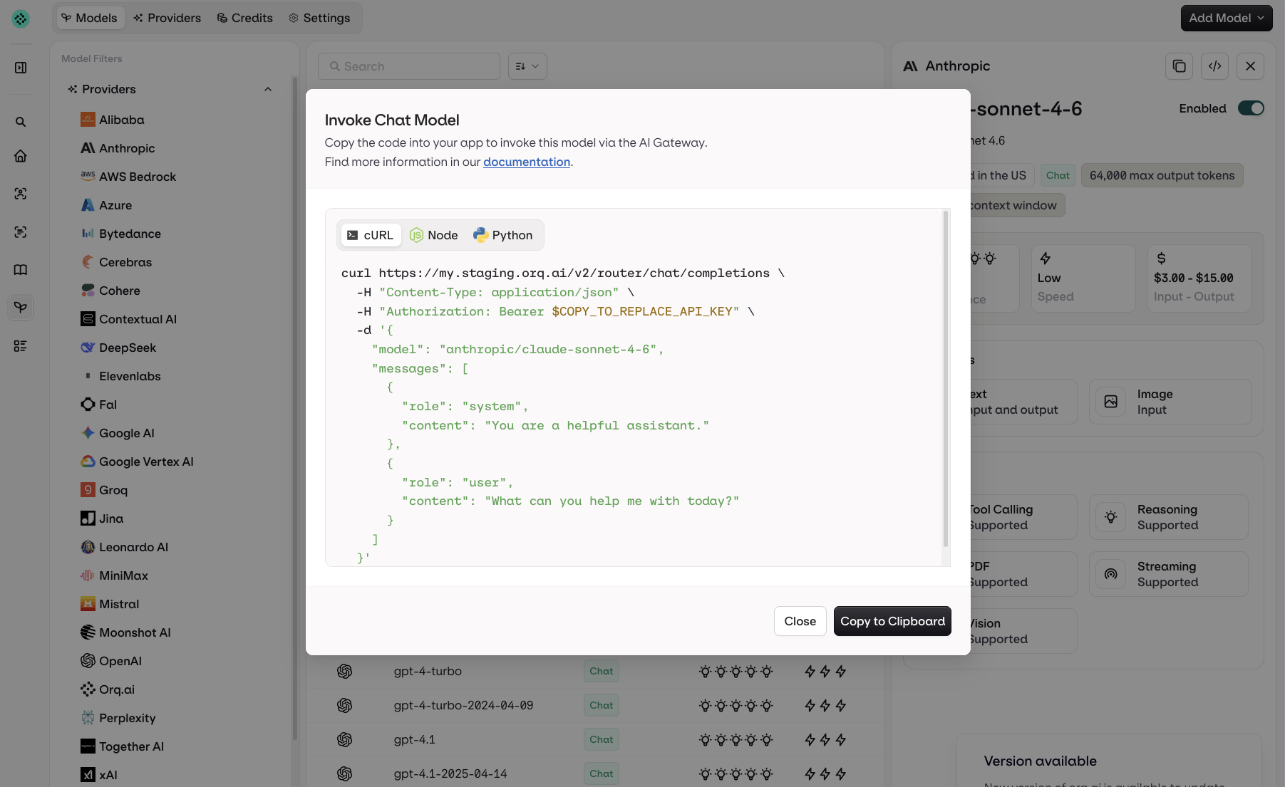 AI Router code snippets