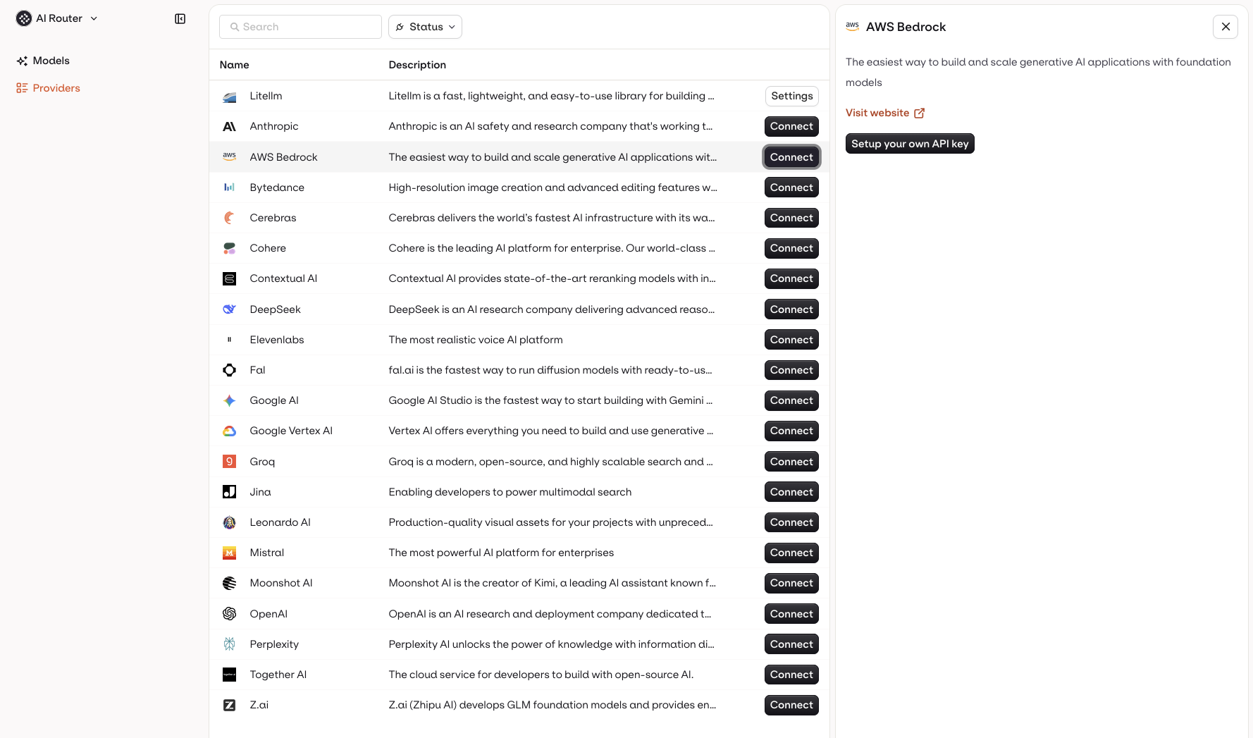 Router Providers Aws Bedrock