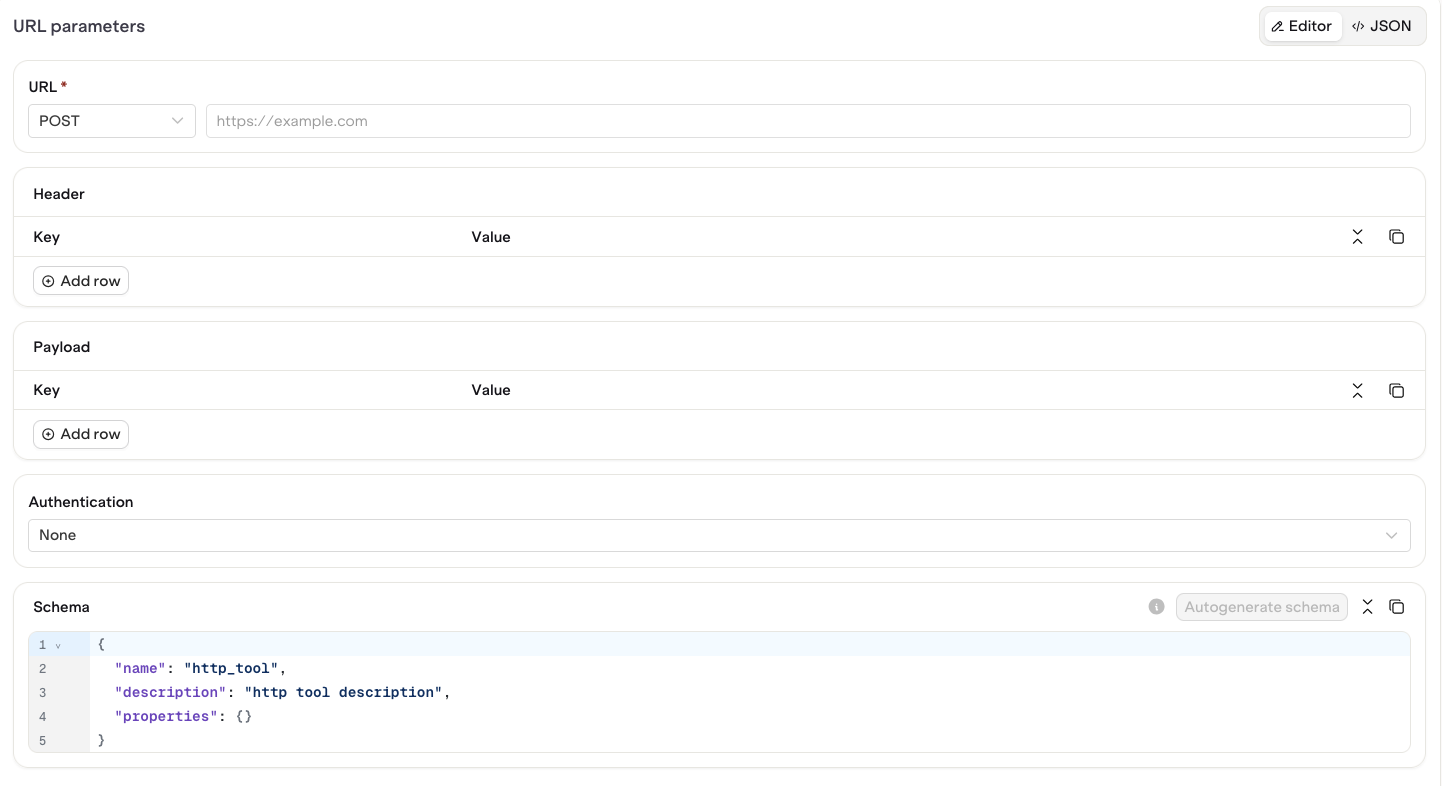 Http Tool Configuration Pn
