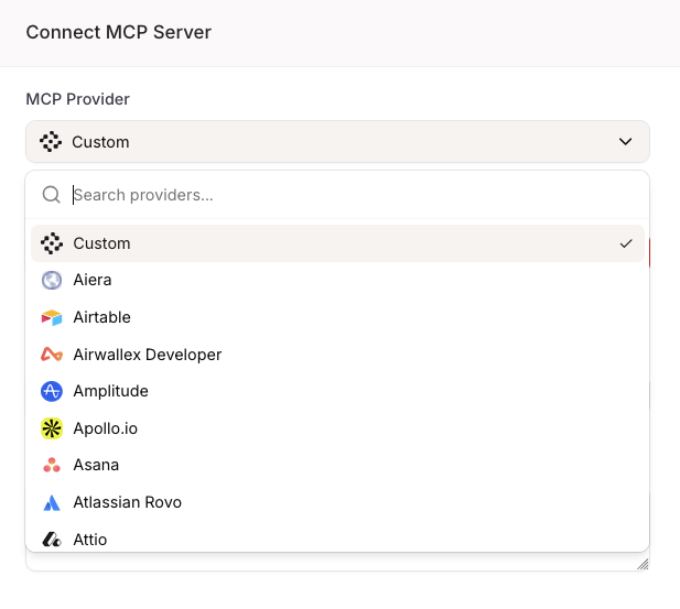 MCP Provider Templates