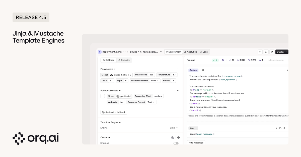 Jinja & Mustache Template Engines