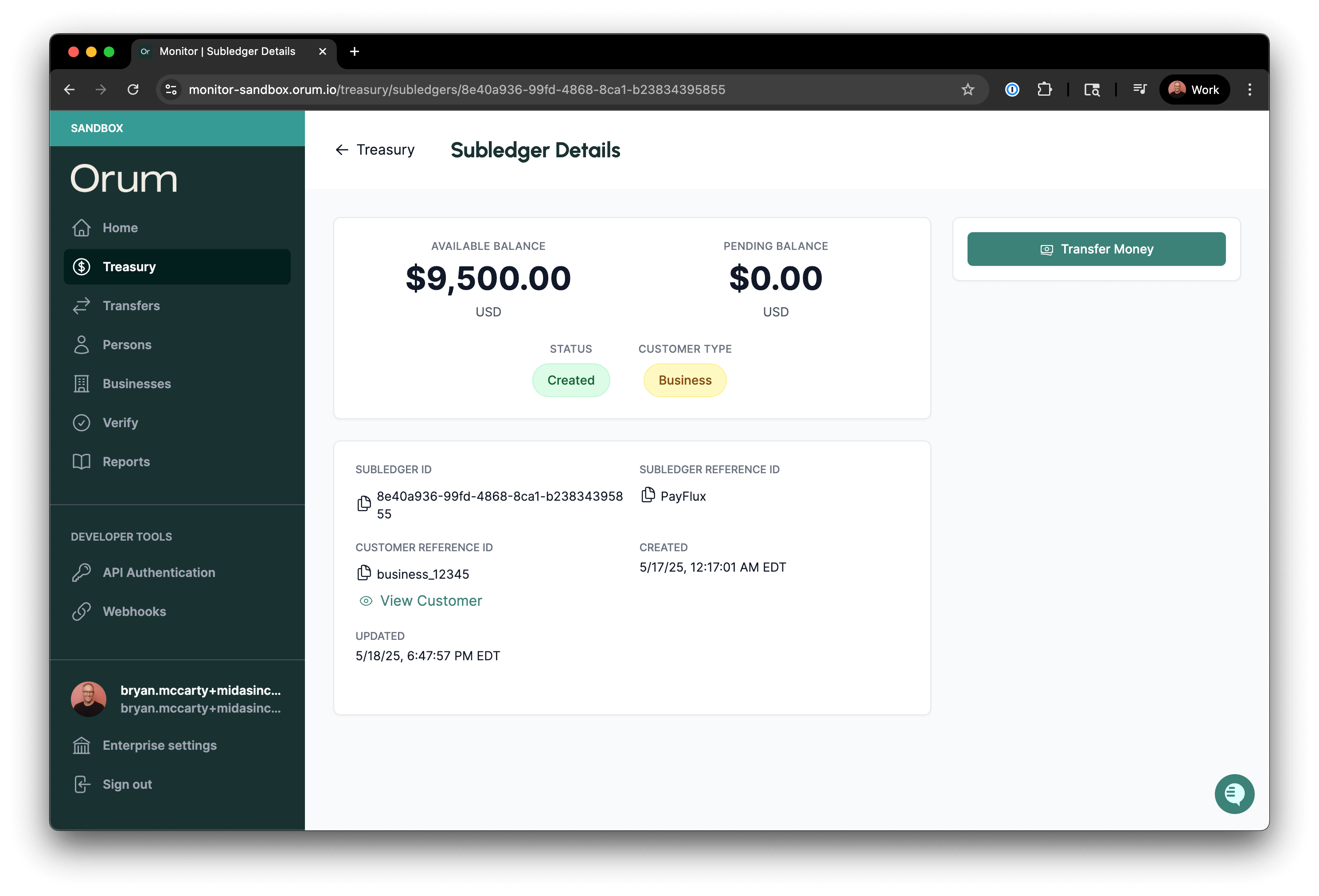 Subledger Details Pn